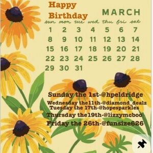 Birthday sharing event